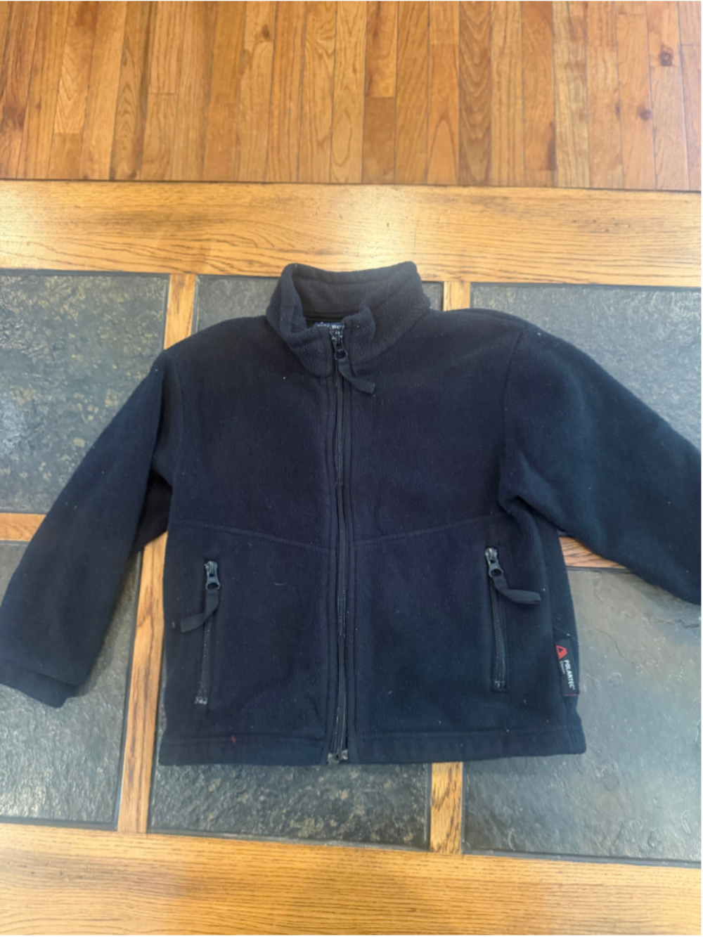 Boys RuggedBear Black Fleece Jacket Size S